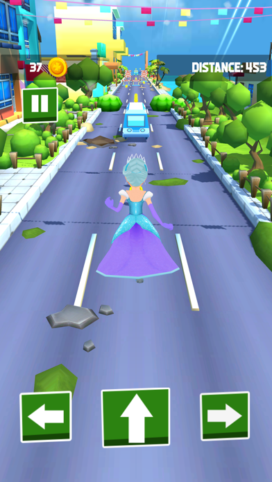 Royal Running Princess Girl 3D Screenshot