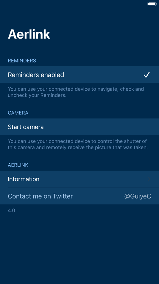 Aerlink (iOS) By: Guillermo Cique Aerlink (iOS) By: Guillermo Cique