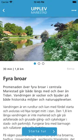 Game screenshot Upplev Mariestad apk