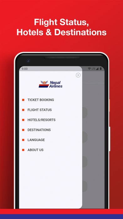 Nepal Airlines Screenshot