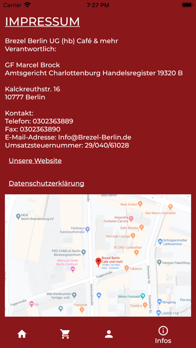 Brezel Berlin Café & Mehr Screenshot
