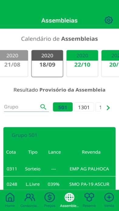 Consclic Consórcios Screenshot