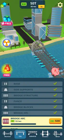 Game screenshot Idle Bridge Design hack