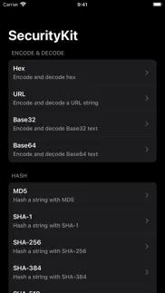 securitykit - developer tools iphone screenshot 2