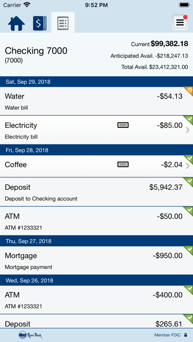 River Bank Business Screenshot