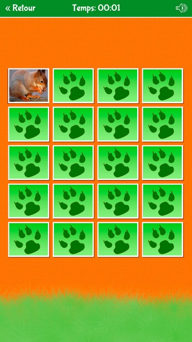 Screenshot #3 pour Jeu de mémoire: Animaux
