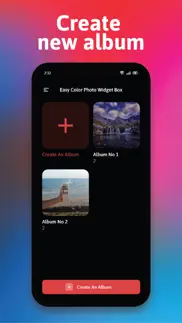 easy color photo widget box iphone screenshot 1