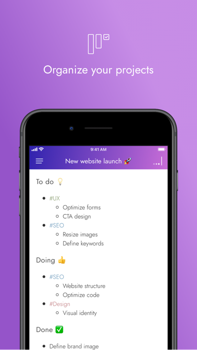 Notable: manage your ideas Screenshot