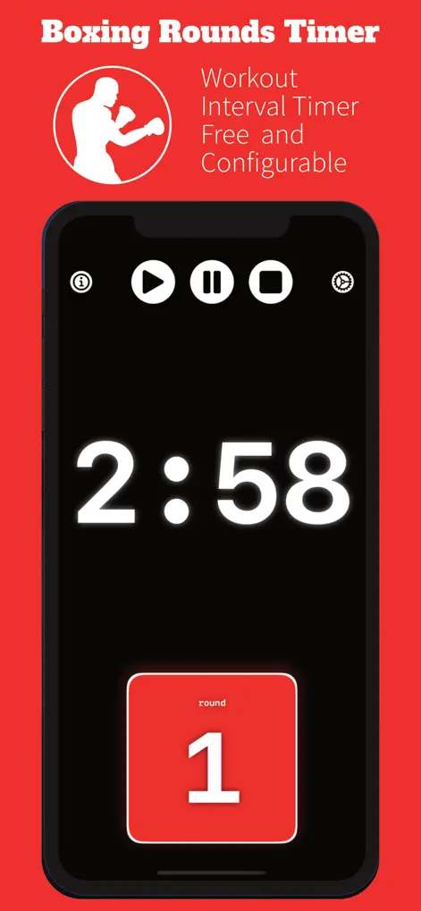 Boxing Rounds Timer - Sports App | MWM