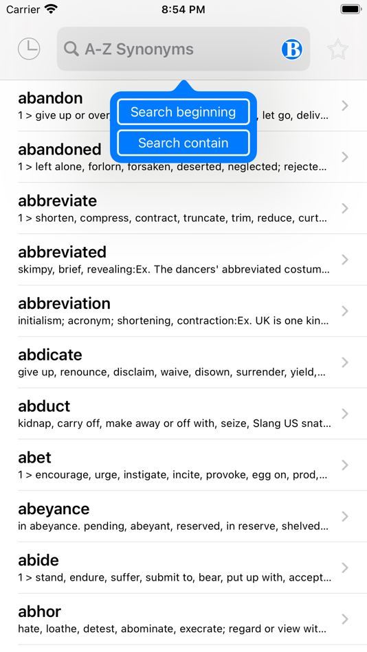 AZ Synonyms - 1.1 - (iOS)