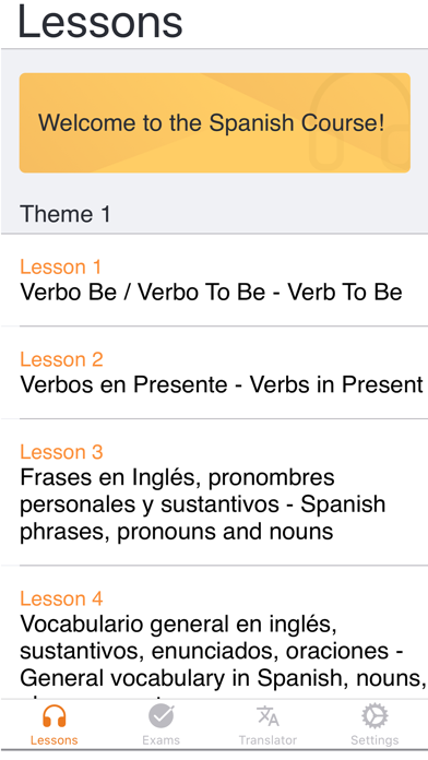Screenshot #1 pour Learn Spanish StartLingo