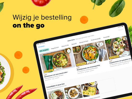 Marley Spoon: Maaltijdbox iPad app afbeelding 2