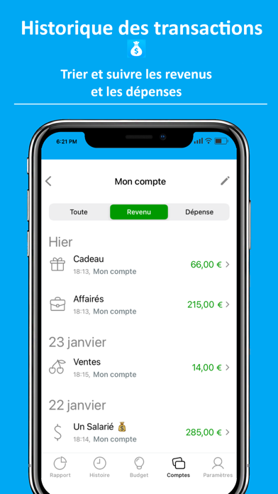 Screenshot #3 pour Spender - Gestion de l'argent