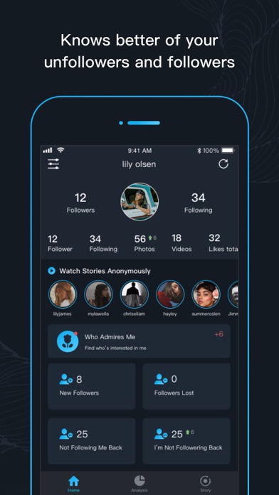 Followers for Ins Analyzer Screenshot