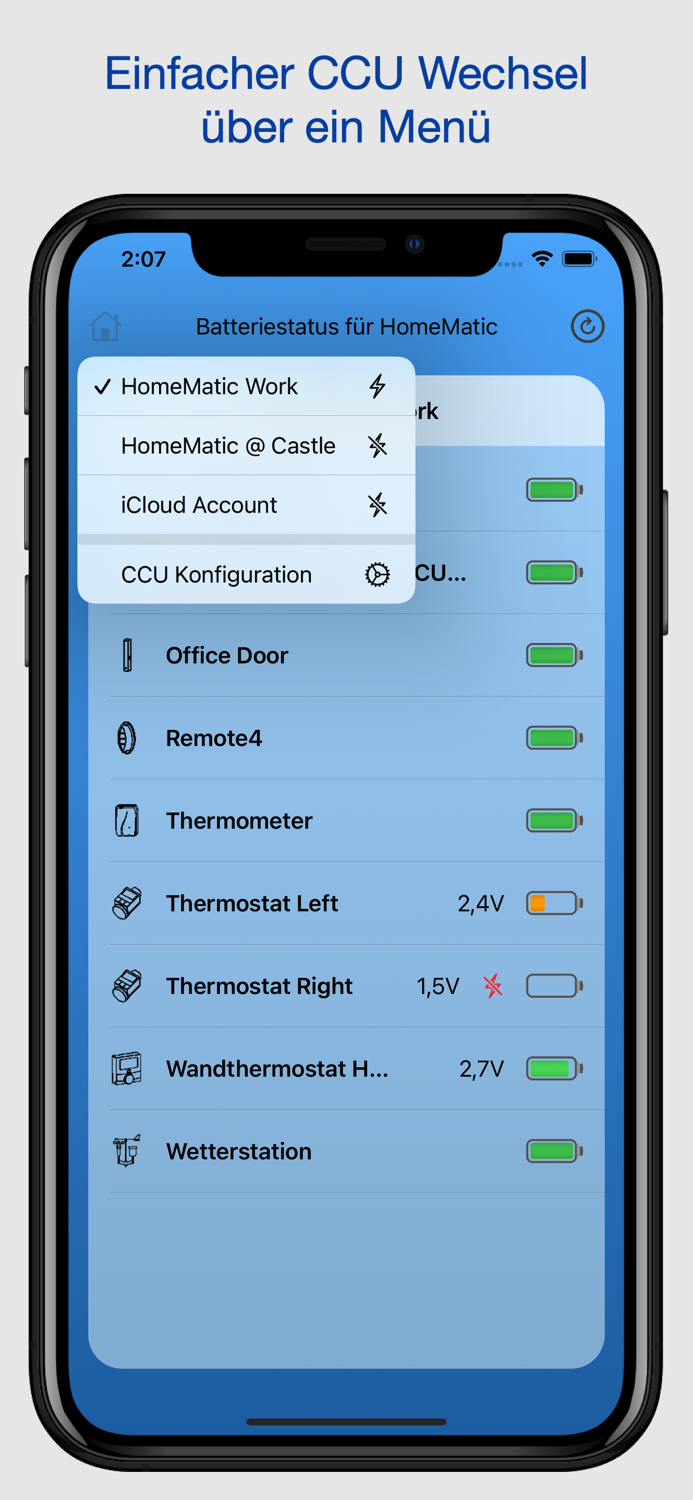 Battery Status for HomeMatic