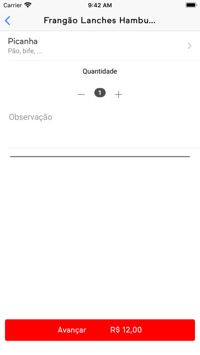 Frangão Lanches Hamburgueria Screenshot