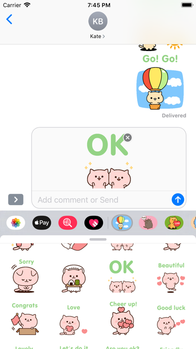 Cute Kitten Stickers Pack Screenshot