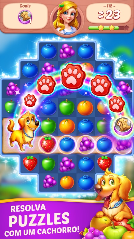 Fruit Match Airplane Mode Game screenshot 4