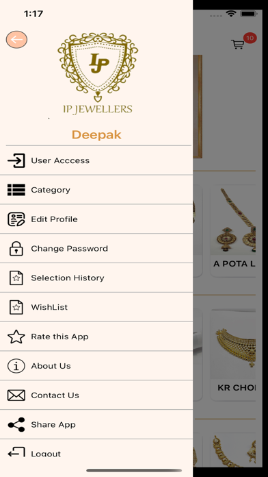 IPJewellers Screenshot