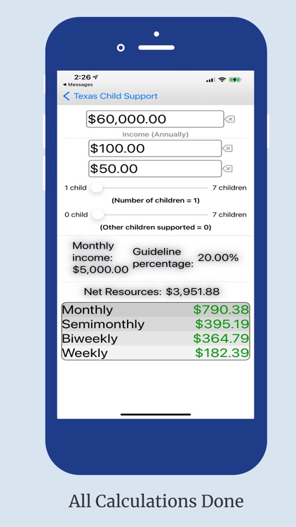 Child Support Calc
