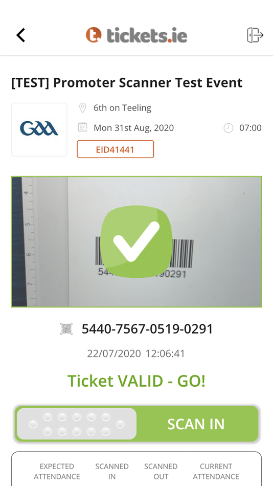 #2. Tickets.ie ScanIn (iOS) By: Tickets.ie