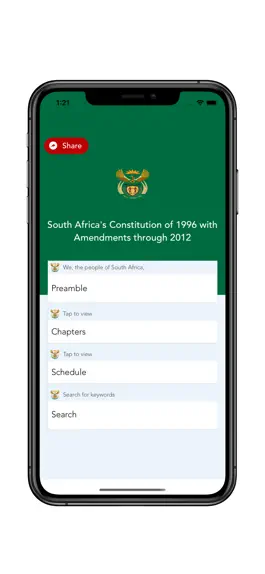 Game screenshot South Africa's Constitution mod apk