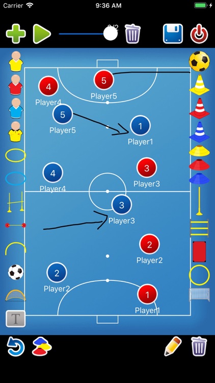 Coach tactic board Futsal