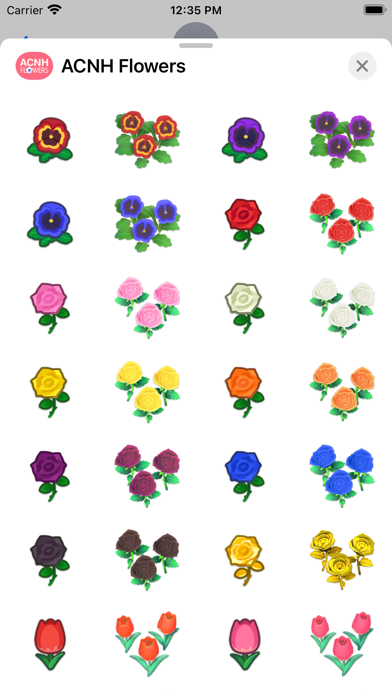 ACNH Flowers Screenshot