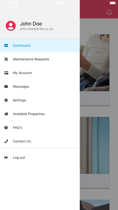 DWP Housing Screenshot