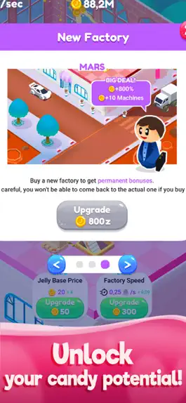 Game screenshot Idle Candy Factory! hack