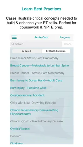 Game screenshot Acute Care PT Case Files apk