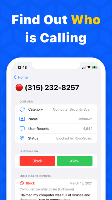 Spam Call Blocker by RoboGuard Screenshot