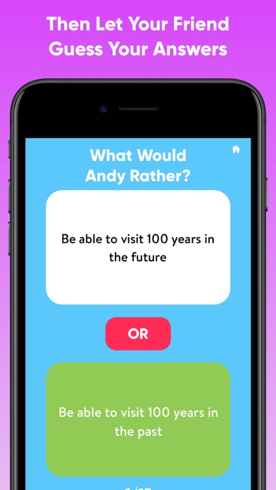 Get To Know Your Friends Quiz Screenshot
