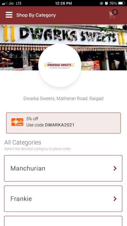 Dwarka Sweets