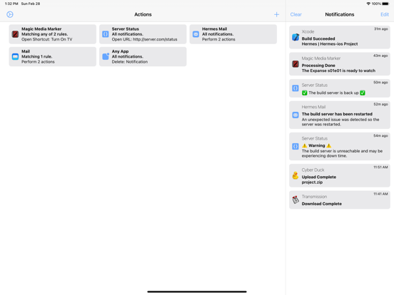 Screenshot #4 pour Hermes: Notification Manager