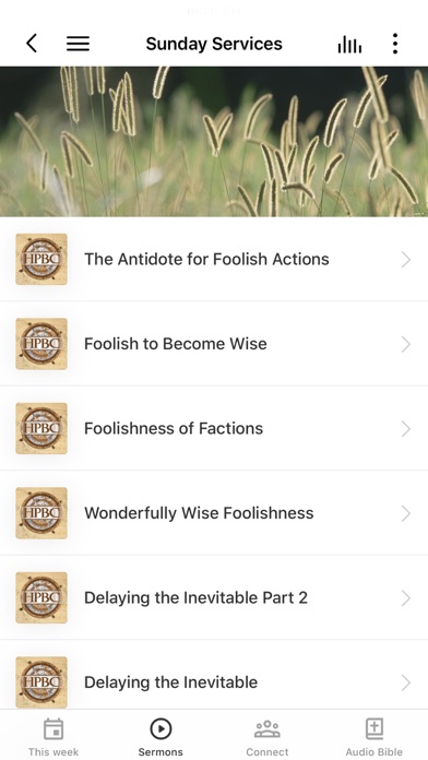 High Point Baptist Church Screenshot