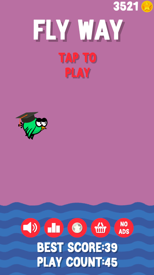 #1. Fly Way! (iOS) 由: Omer Sina Ceylan
