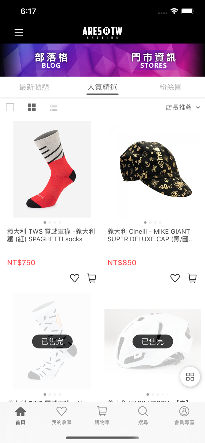 ARES 自行車精品購物