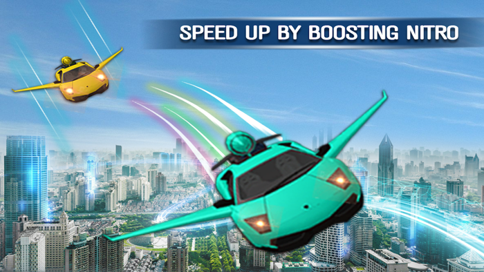 Car Shooting Flying Battle Sim