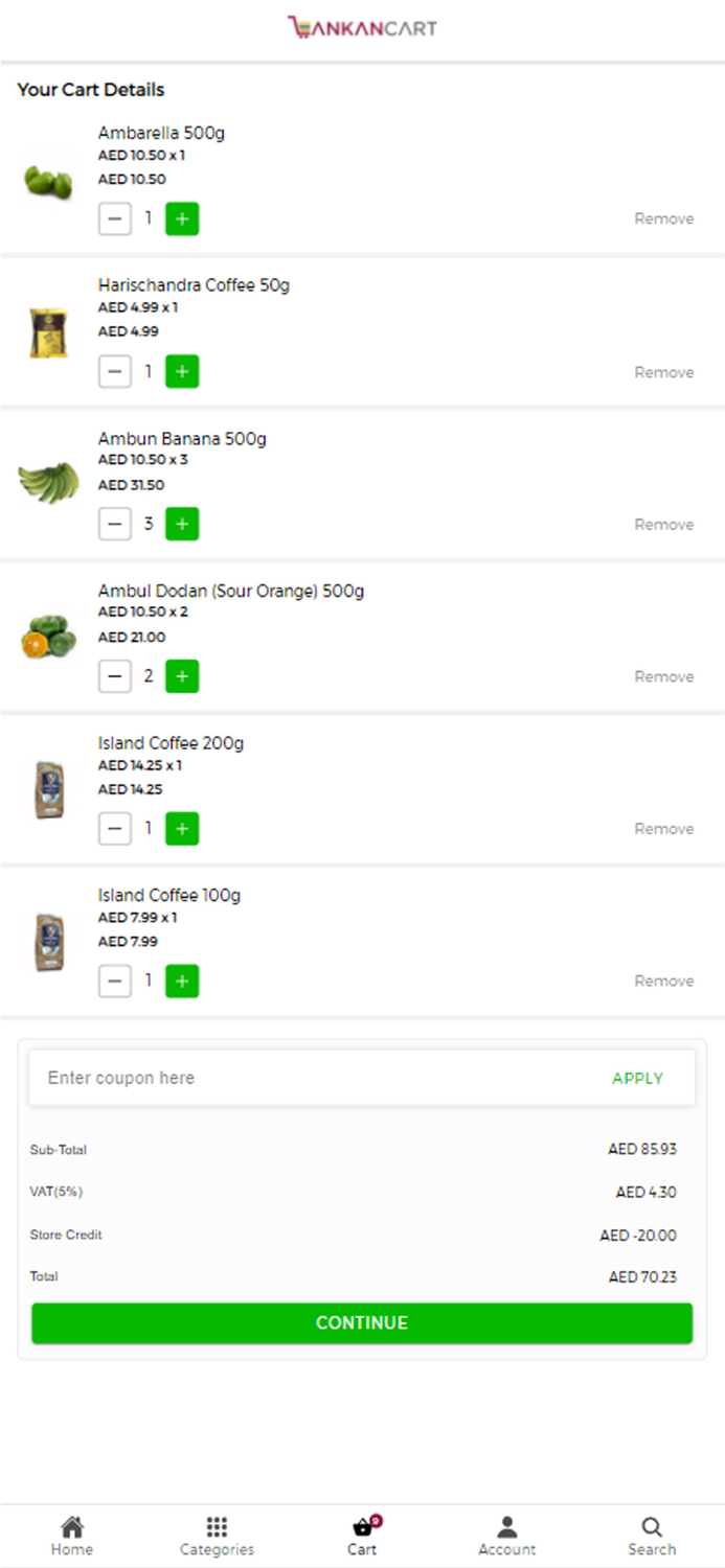 LankanCart - Online Store