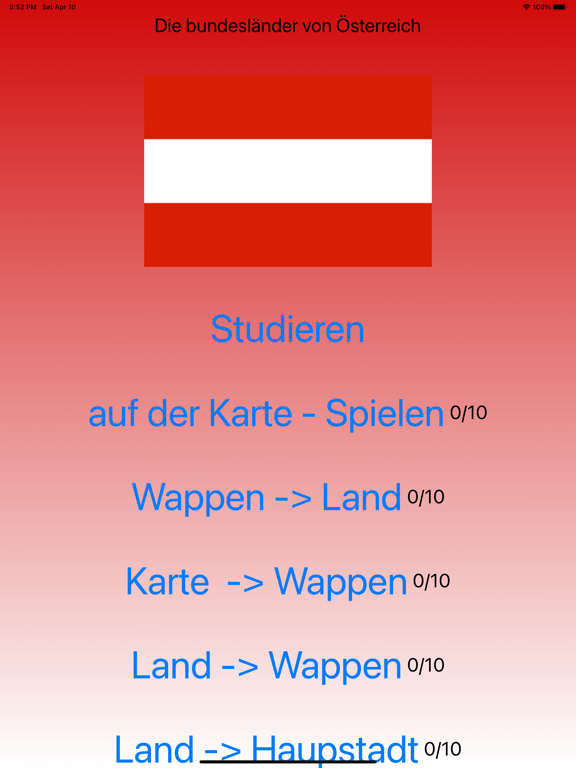 App screenshot
