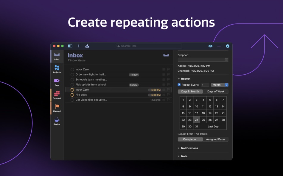 #6. OmniFocus 3 Enterprise (macOS) 由: The Omni Group