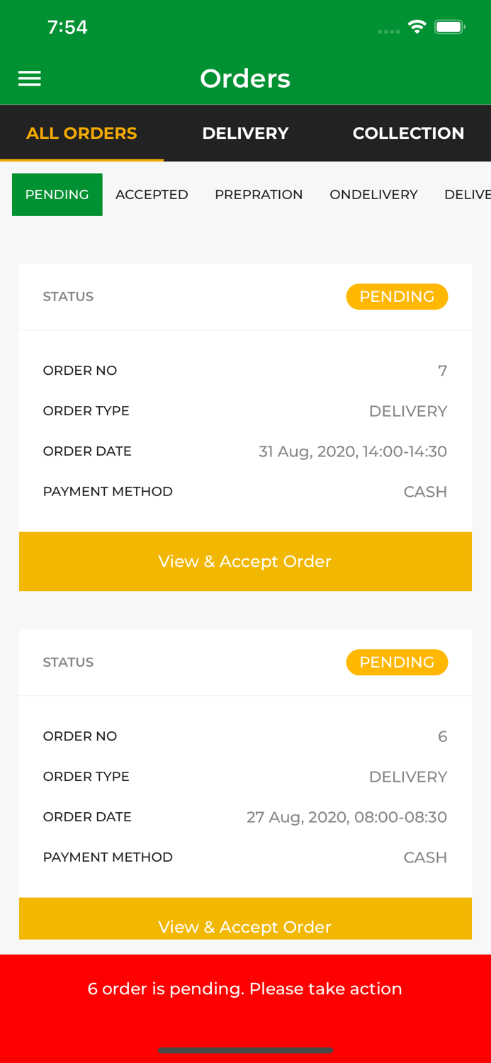 FTT Delivery App