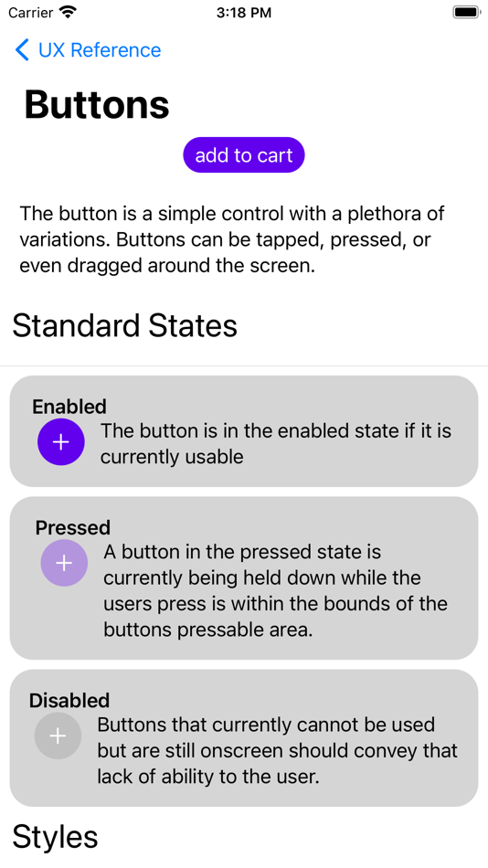 #2. UX Ref (iOS) By: Kieran Brown