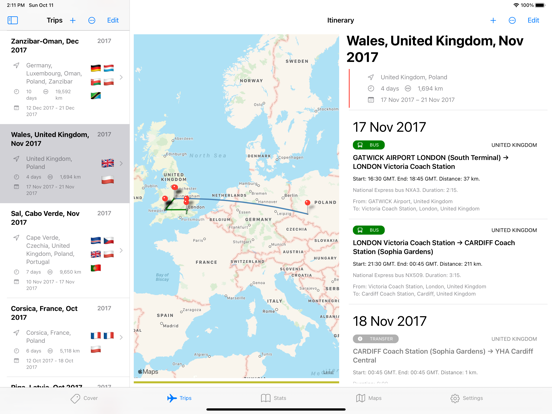 Screenshot #4 pour Tripstats