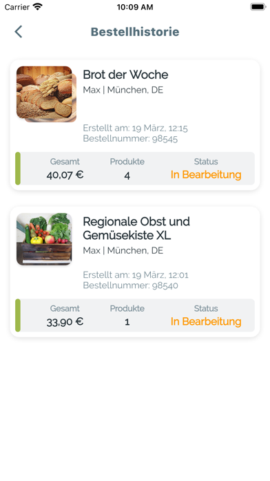 Regio-Delivery Screenshot