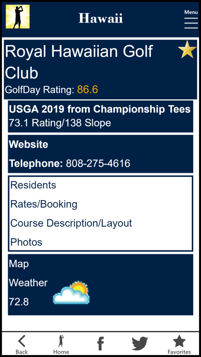GolfDay Hawaii Screenshot