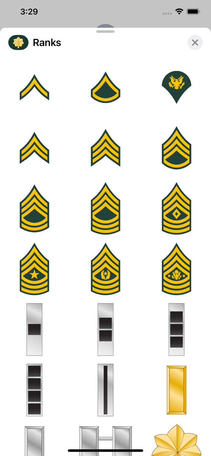 U.S. Armed Forces Ranks