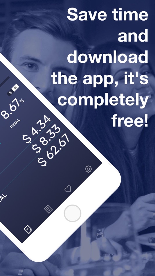 #2. Tip Calculator & Bill Split (iOS) 由: Rome Rock LLC