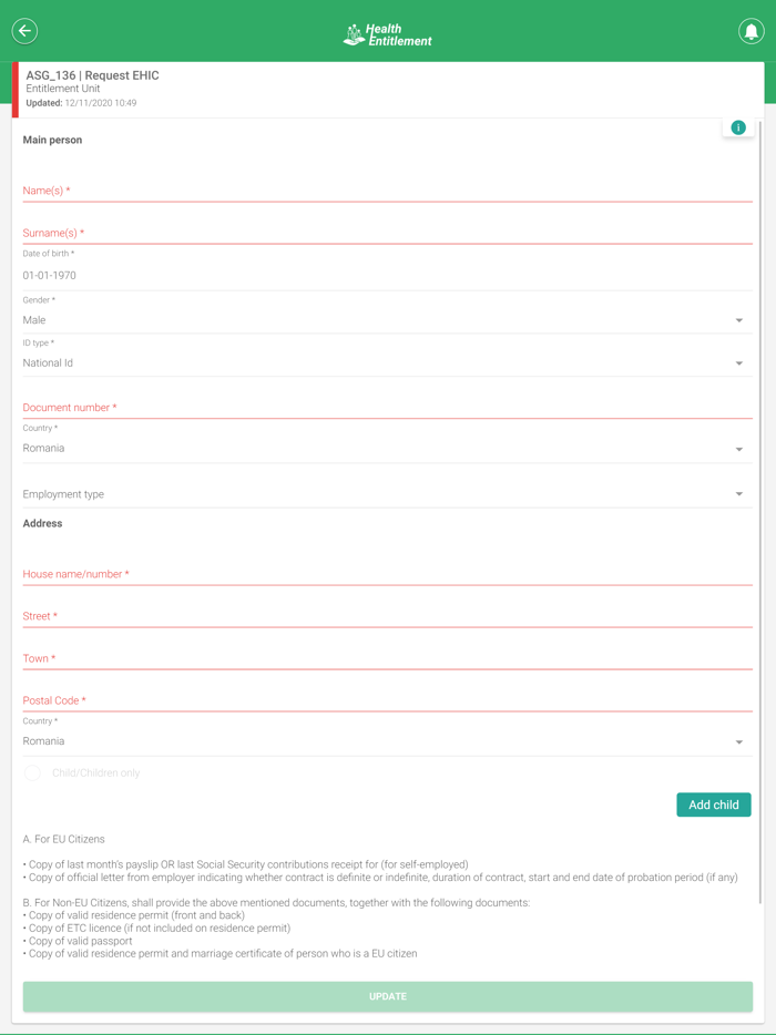 MT Health Entitlement